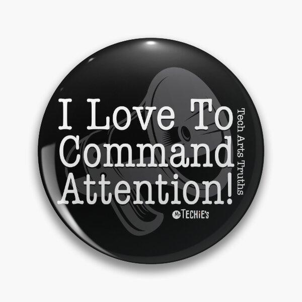 Item preview, I Love to Command Attention – Worship Director and Tech Leader Statement Design designed and sold by MrTechies.