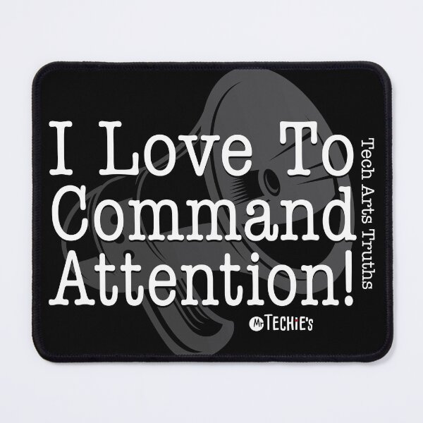 Item preview, I Love to Command Attention – Worship Director and Tech Leader Statement Design designed and sold by MrTechies.