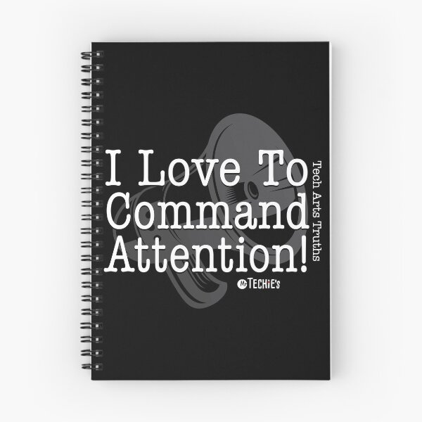 Item preview, I Love to Command Attention – Worship Director and Tech Leader Statement Design designed and sold by MrTechies.