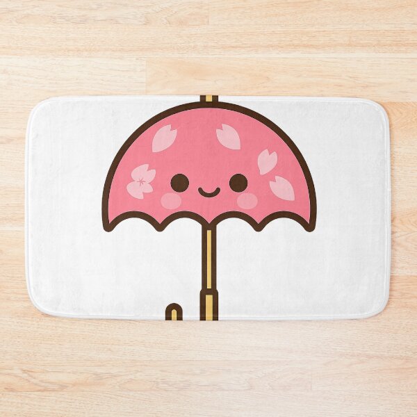 Item preview, Kawaii Cherry Blossom Umbrella Vector Illustration designed and sold by NipponPop.
