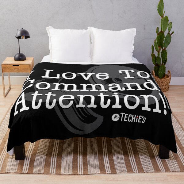 Item preview, I Love to Command Attention – Worship Director and Tech Leader Statement Design designed and sold by MrTechies.