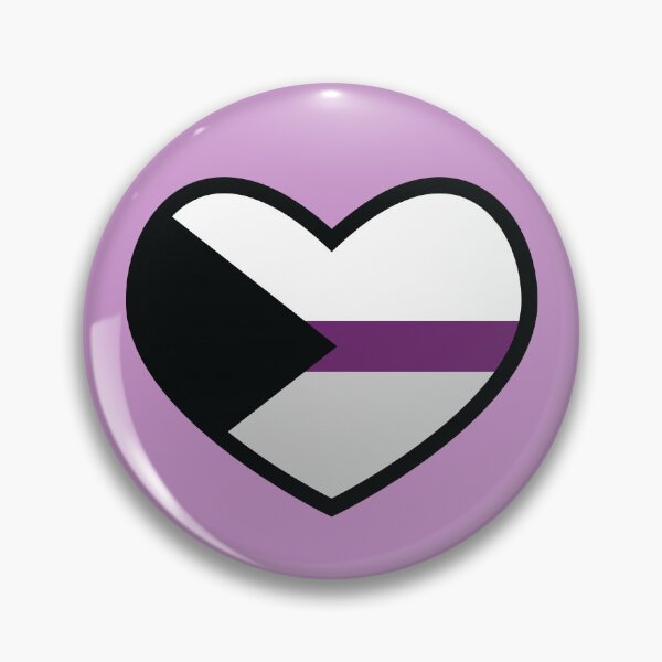 Artikelvorschau, Demisexuelles Flaggenherz entworfen und verkauft von deadbeatprince-typography.