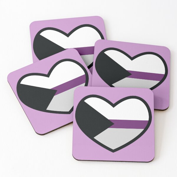 Item preview, Demisexual Flag Heart designed and sold by deadbeatprince-typography.