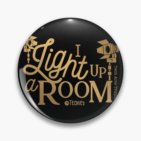 Item preview, I Light Up a Room – Worship Lighting Tech and AVL Humor Design designed and sold by MrTechies.