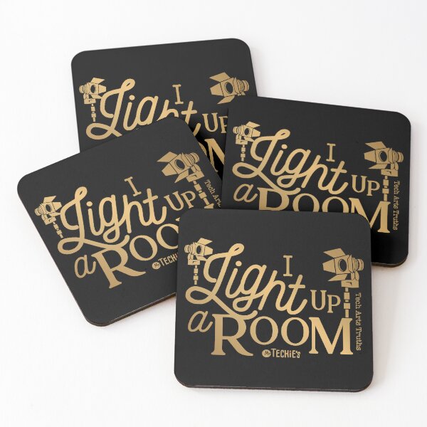 Item preview, I Light Up a Room – Worship Lighting Tech and AVL Humor Design designed and sold by MrTechies.