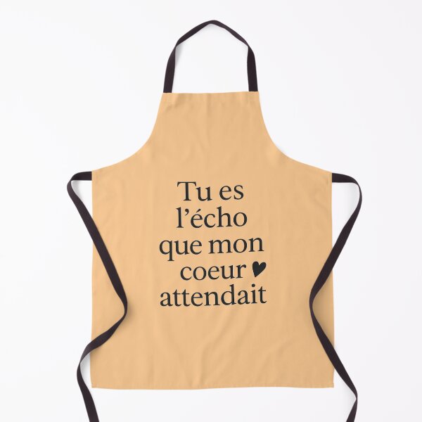 Item preview, Tu Es L’Écho Que Mon Cœur Attendait – French Poetic Love Quote designed and sold by thenicequote.