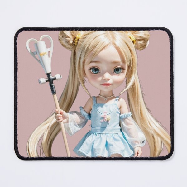 Item preview, Mini- Silver Moon in blue dress designed and sold by Starsnits90.