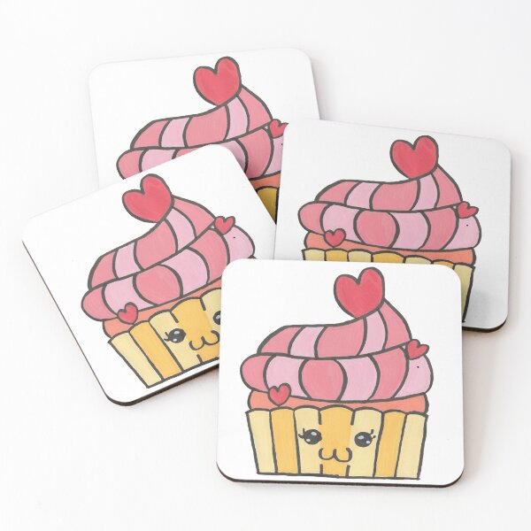 Item preview, Kawaii Cupcake with UWU Emoji Face - Acrylic Markers designed and sold by MultidimensionalArt.