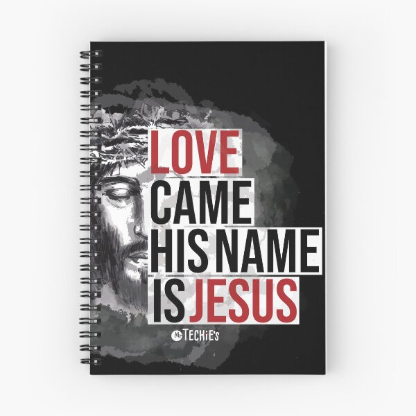 Item preview, Love Came His Name Is Jesus – Powerful Christian Statement and Worship Art Design designed and sold by MrTechies.