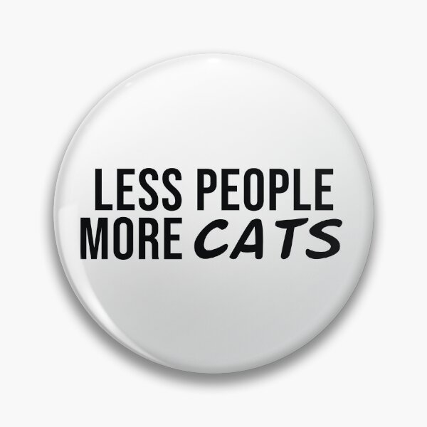 Item preview, Less People More Cats designed and sold by the-craft-shop.