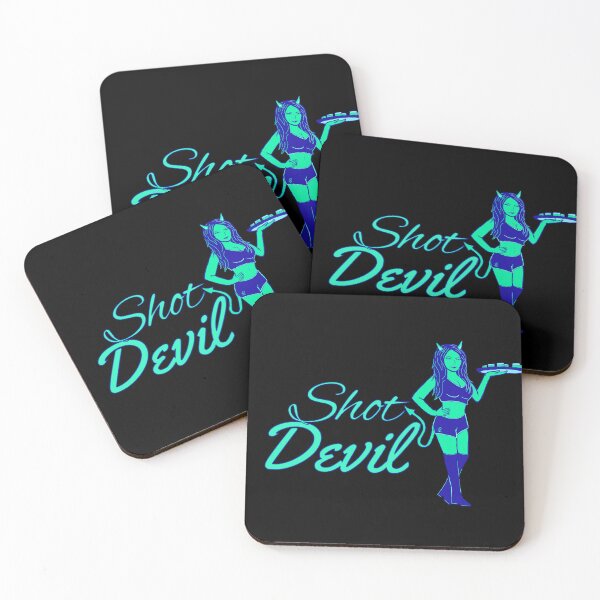 Item preview, Shot devil (blue) designed and sold by ConfuzRandomly.