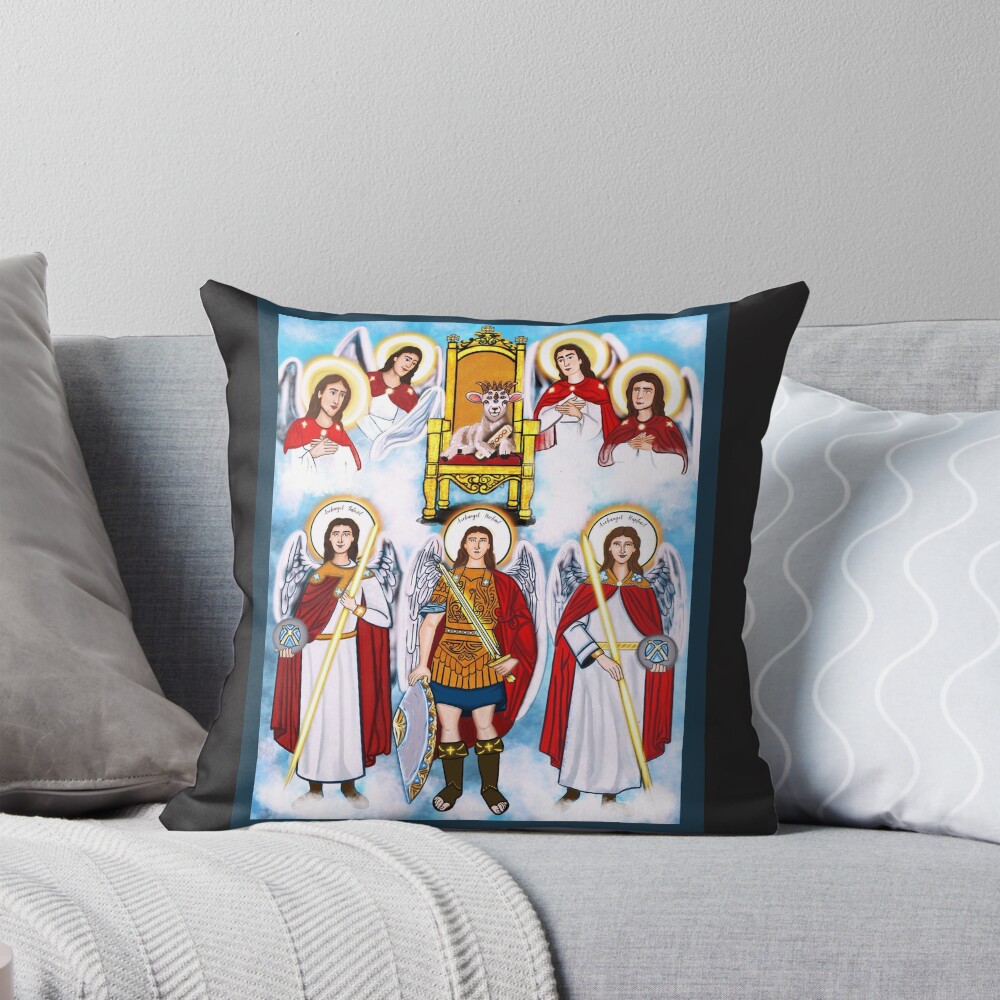 Item preview, Throw Pillow designed and sold by Rizkillinit.