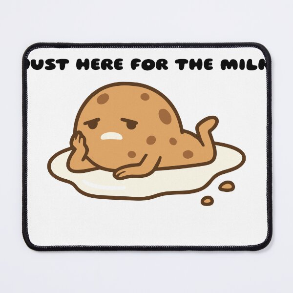 Item preview, Just Here for the Milk – Funny Lazy Cookie T-Shirt designed and sold by BambaKchula.