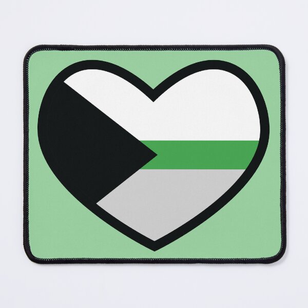 Item preview, Demiromantic Flag Heart designed and sold by deadbeatprince-typography.