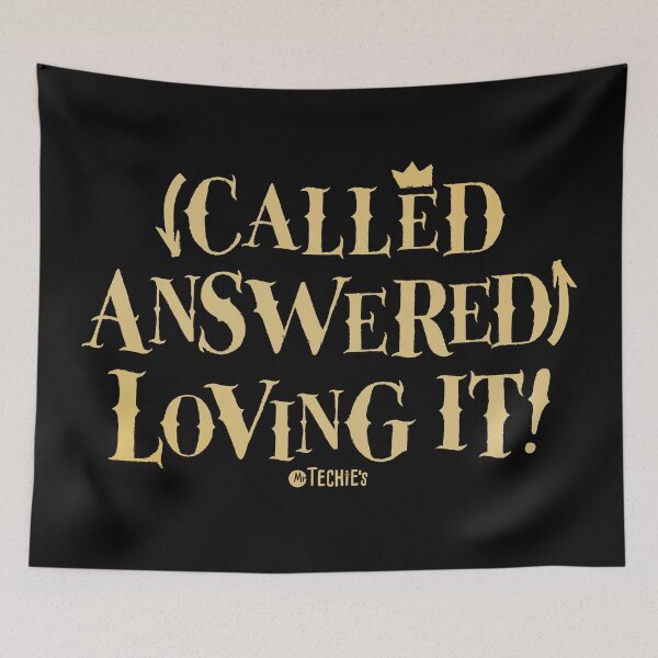 Item preview, Called Answered Loving It – Church Tech and Worship Team Design designed and sold by MrTechies.