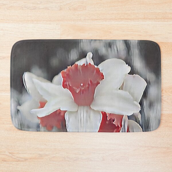 Item preview, 1 Radiant Daffodil Bloom ? | Red-Centered Flower Art for Nature Lovers designed and sold by POETTICA.