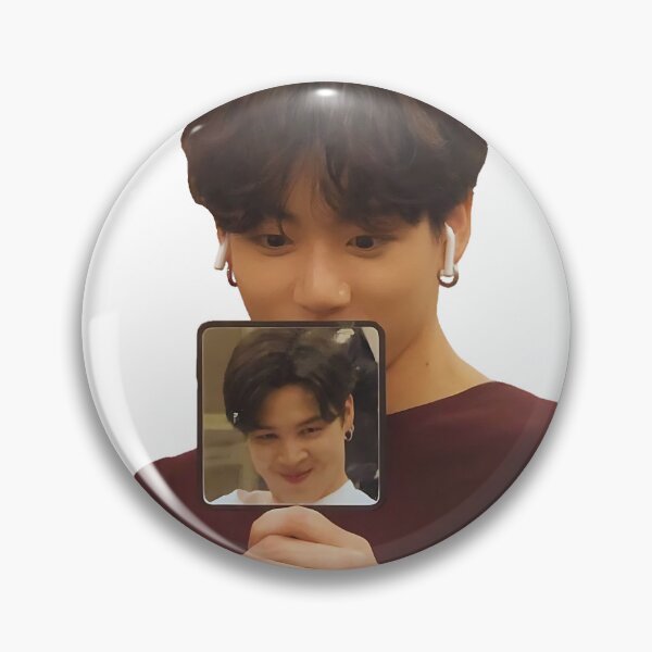 Item preview, Jungkook holding Jimin funny face, BTS Meme designed and sold by CottageCheezie.