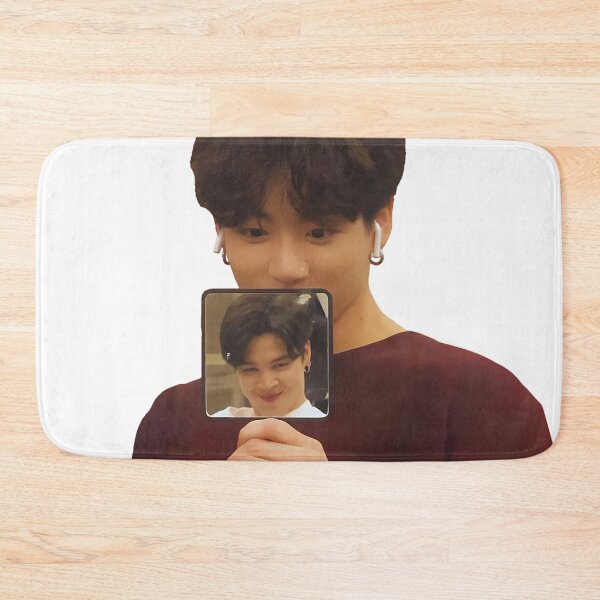 Item preview, Jungkook holding Jimin funny face, BTS Meme designed and sold by CottageCheezie.