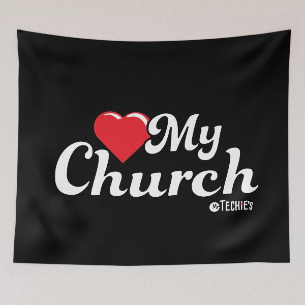 Item preview, Love My Church – Bold Worship Life Design for Church Crew and Volunteers designed and sold by MrTechies.
