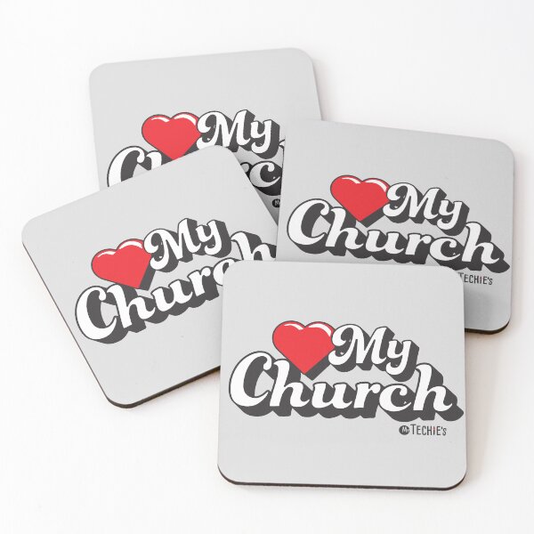 Item preview, Love My Church – Bold Worship Life Design for Church Crew and Volunteers designed and sold by MrTechies.