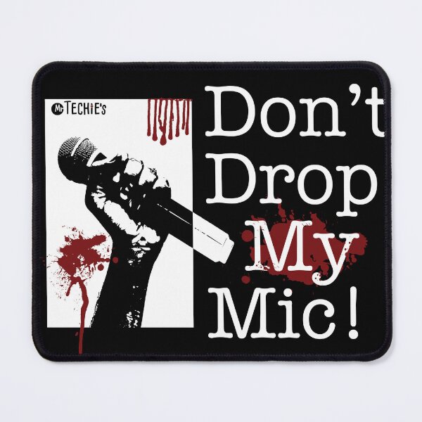 Item preview, Don’t Drop My Mic – Worship Tech and Audio Crew Graphic designed and sold by MrTechies.