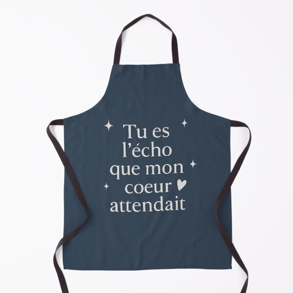 Item preview, Tu Es L’Écho Que Mon Cœur Attendait – French Poetic Love Quote designed and sold by thenicequote.