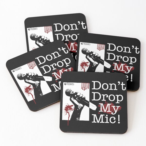 Item preview, Don’t Drop My Mic – Worship Tech and Audio Crew Graphic designed and sold by MrTechies.