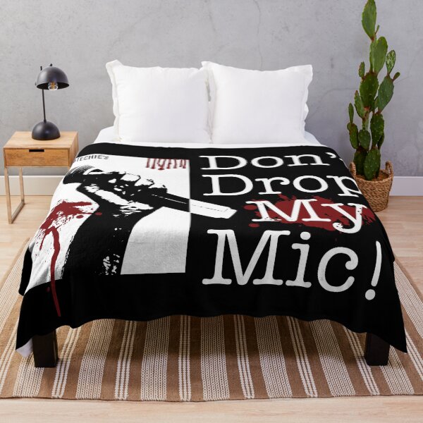 Item preview, Don’t Drop My Mic – Worship Tech and Audio Crew Graphic designed and sold by MrTechies.