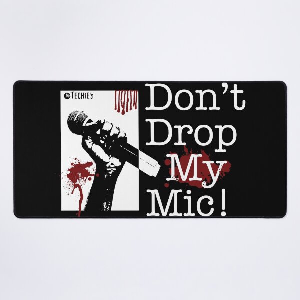 Item preview, Don’t Drop My Mic – Worship Tech and Audio Crew Graphic designed and sold by MrTechies.