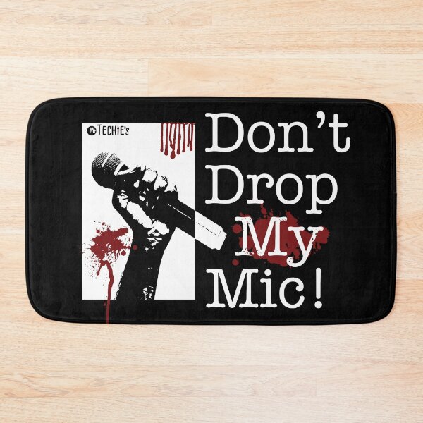 Item preview, Don’t Drop My Mic – Worship Tech and Audio Crew Graphic designed and sold by MrTechies.