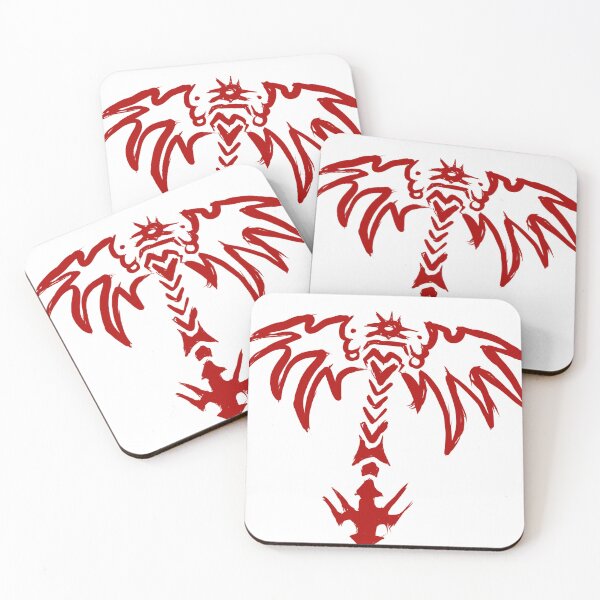 Item preview, Winged Spine in Blood Red designed and sold by chemicalchanges.