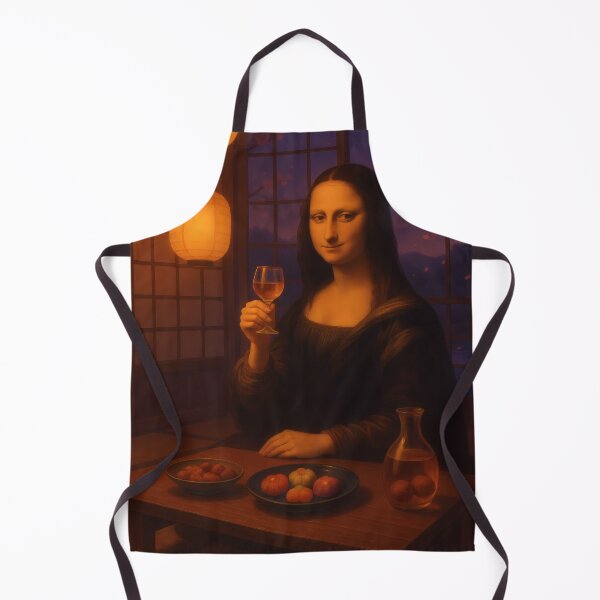 Item preview, Mona Lisa Drinking Umeshu Japanese Vintage 2 designed and sold by mildaclairmo.