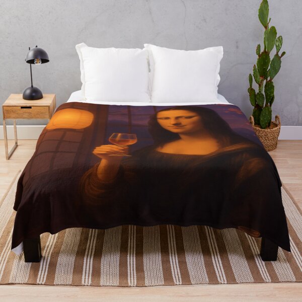 Item preview, Mona Lisa Drinking Umeshu Japanese Vintage 2 designed and sold by mildaclairmo.