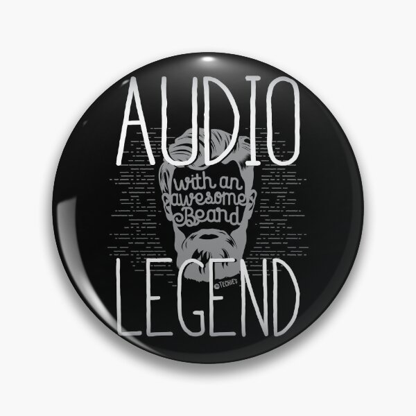 Item preview, Audio Legend with an Awesome Beard – Pro Sound Tech Graphic designed and sold by MrTechies.