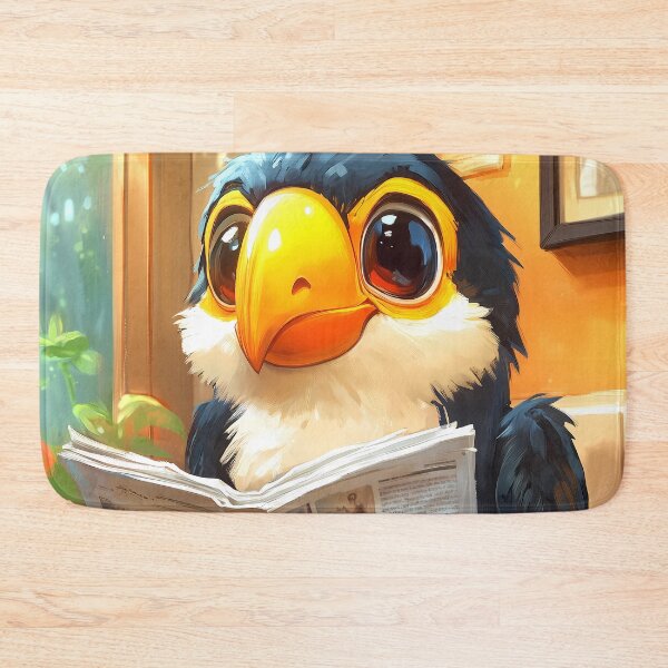 Item preview, Toilet Wildlife Chronicles Toucan Comical Reader Bright Beak Jungle Humor Morning Cartoon Scene designed and sold by mildaclairmo.
