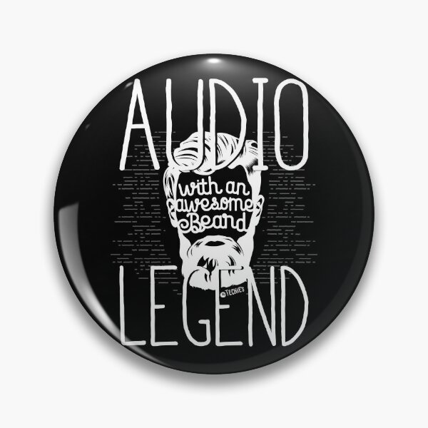 Item preview, Audio Legend with an Awesome Beard – Pro Sound Tech Graphic designed and sold by MrTechies.