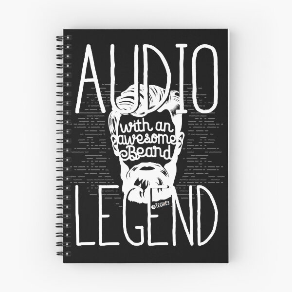 Item preview, Audio Legend with an Awesome Beard – Pro Sound Tech Graphic designed and sold by MrTechies.