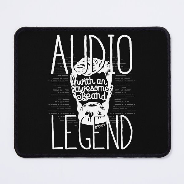 Item preview, Audio Legend with an Awesome Beard – Pro Sound Tech Graphic designed and sold by MrTechies.