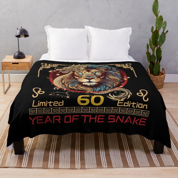 Item preview, Leo Star Sign 60 year old Birthday Chinese Lunar New Year of the Snake 2025 designed and sold by BeaverFriends.