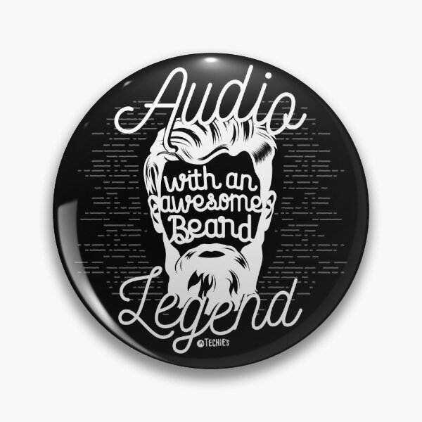 Item preview, Audio Legend with an Awesome Beard – Pro Sound Tech Graphic designed and sold by MrTechies.
