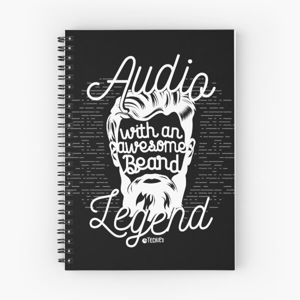 Item preview, Audio Legend with an Awesome Beard – Pro Sound Tech Graphic designed and sold by MrTechies.