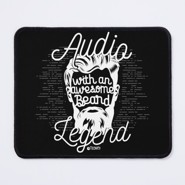 Item preview, Audio Legend with an Awesome Beard – Pro Sound Tech Graphic designed and sold by MrTechies.