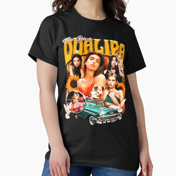 Vista previa del artículo con la obra «Cara divertida vintage de Dua Lipa», diseñado y vendido por AsminoAQuties.