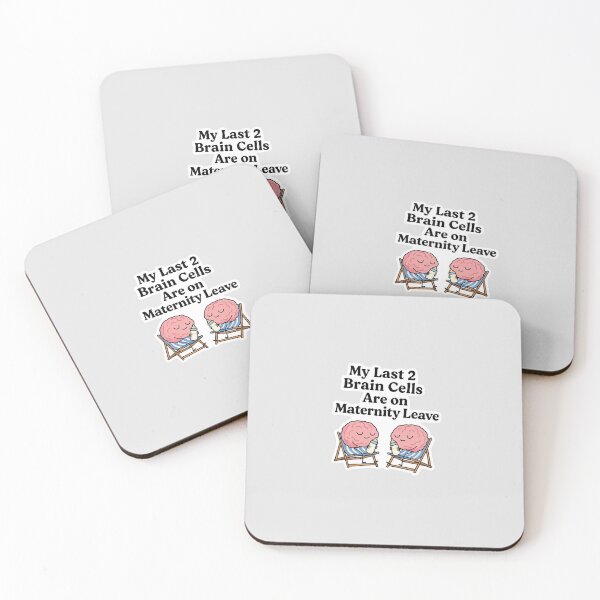 Item preview, “Brain Cells on Maternity Leave” – Funny Mental Health Sticker designed and sold by RawaljiDisha.