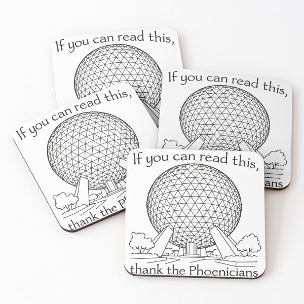 Item preview, Thank the Phoenicians (in black) designed and sold by Panicked Pixie.
