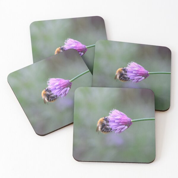 Item preview, Bee on a Chive Flower designed and sold by SJB8Art.