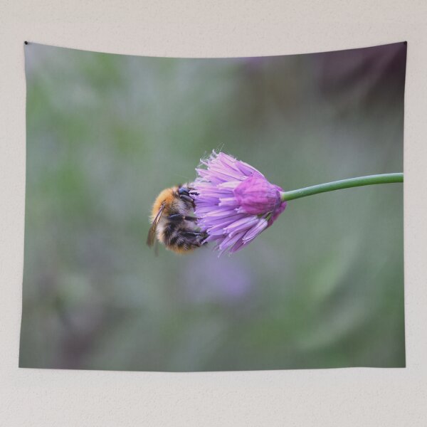 Item preview, Bee on a Chive Flower designed and sold by SJB8Art.