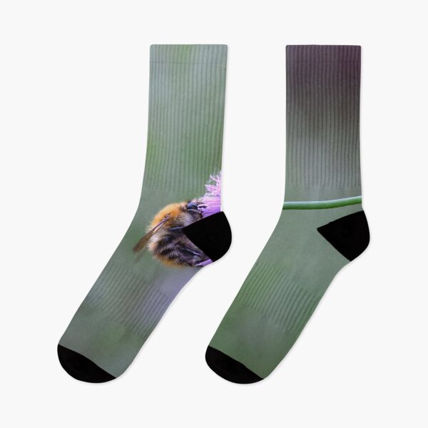 Item preview, Bee on a Chive Flower designed and sold by SJB8Art.