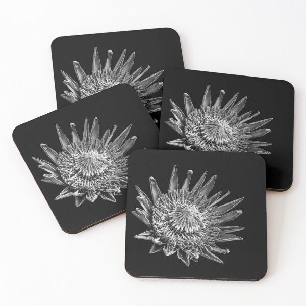 Item preview, King Protea in black and white designed and sold by Steven Weeks.
