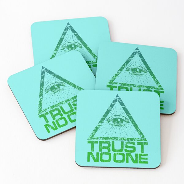 Item preview, Trust No One Illuminati (green) designed and sold by ElChadino's.